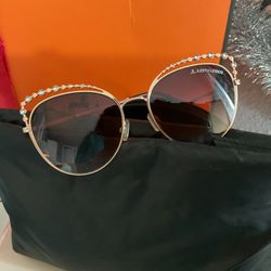 Judith Lieber Camelia Rose Sunglasses 