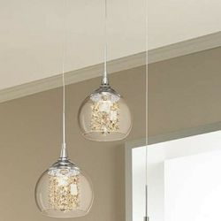 Possini Euro Encircled Crystal Globe 12"W Pendant