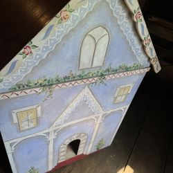Large Hand Painted Doll House 
