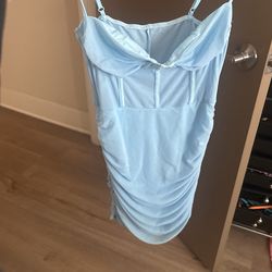 Brand New Blue Corset Dress