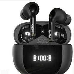 New CALCINI True Wireless Earbuds Bluetooth 5.3 with Microphone, TWS Earbuds in-Ear Headphones with Charging Case,Waterproof Bluetooth Earphones 