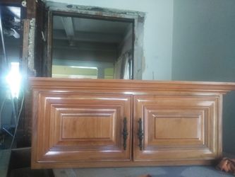 Kitchen .cabinet base end wall