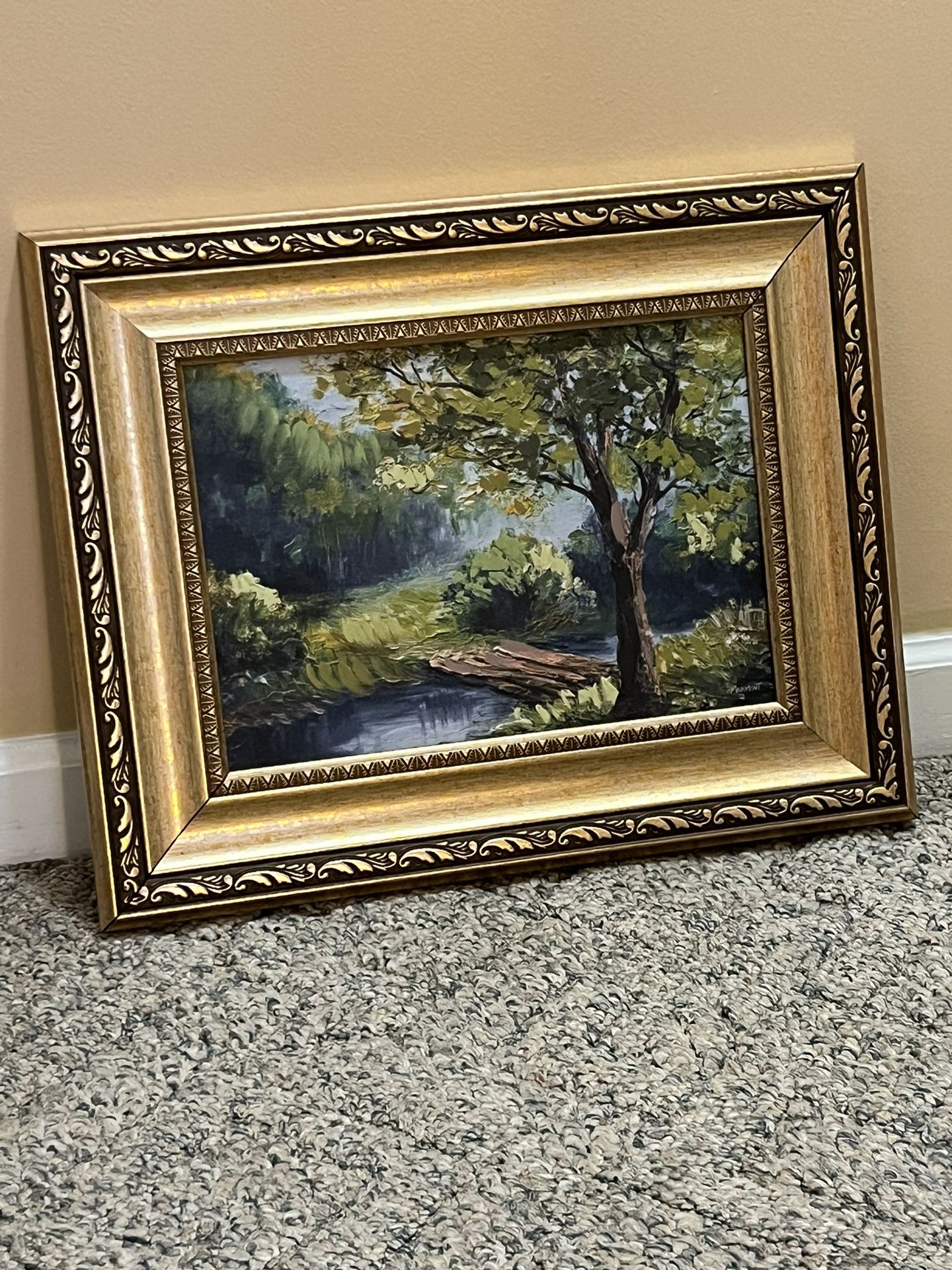 Old Fashioned Tree Painting For Sale 