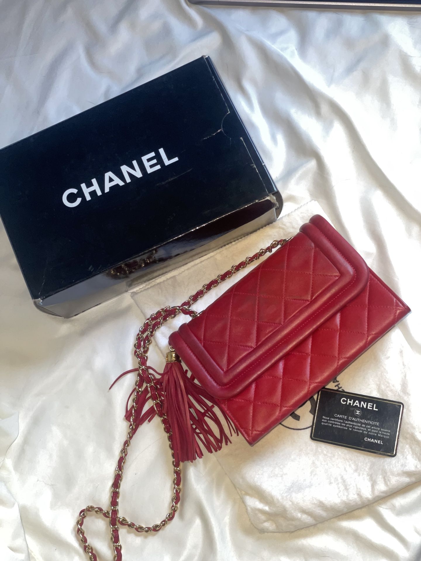 Chanel Matelasse Fringe Vintage Bag