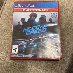Need For Speed Ps4