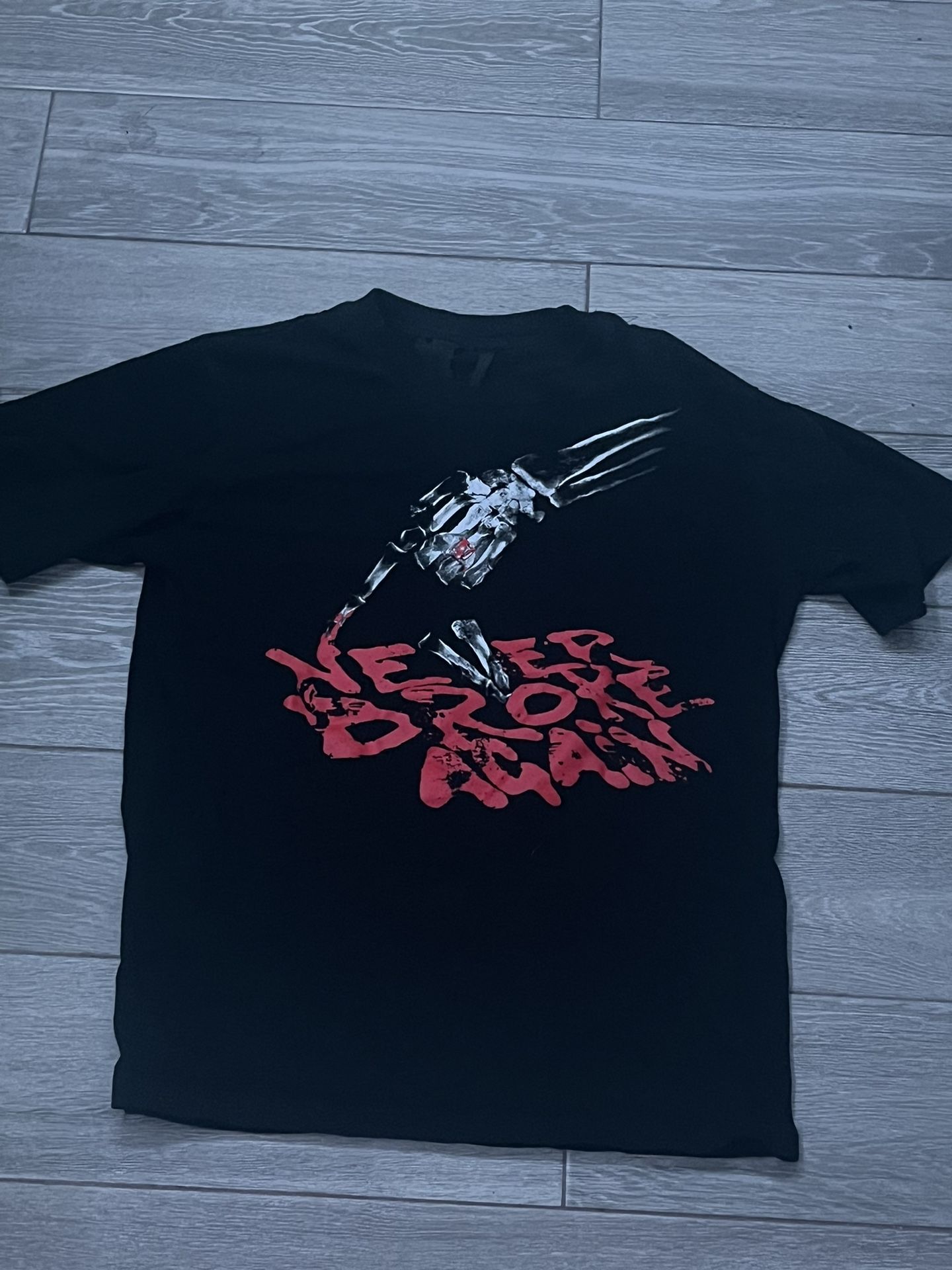 Vlone X Never Broke Again Bones T-shirt