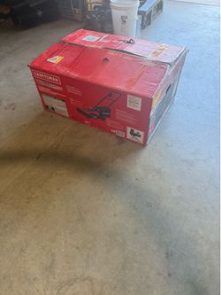 Electric lawnmower new in the box