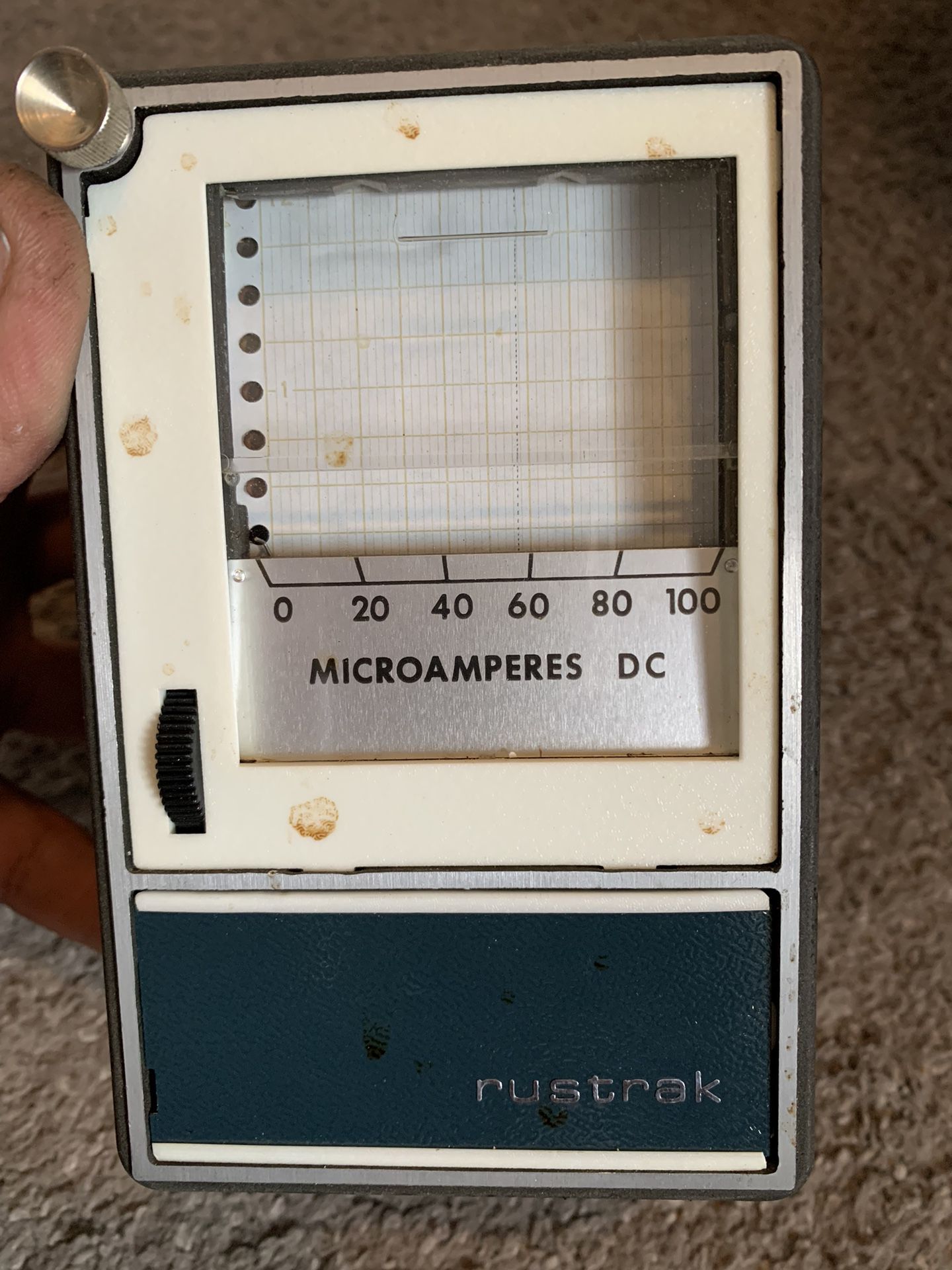 Rustrak microamperes chart recorder model 2815