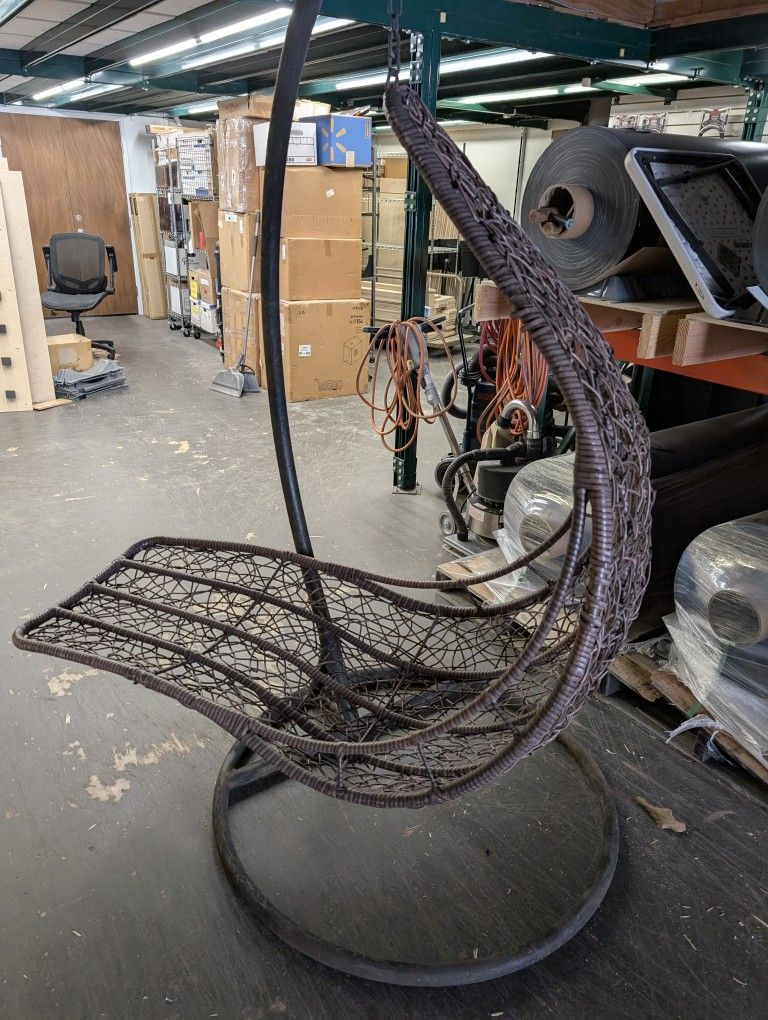 Hanging Metal Chair No Cushion