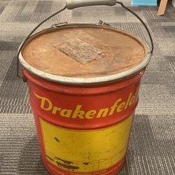 Vintage Harshaw Chemical Co Drakenfeld  5 gallon Can