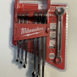 Milwaukee 7 Piece Wrench Set SAE