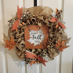 Large Burlap Wreaths