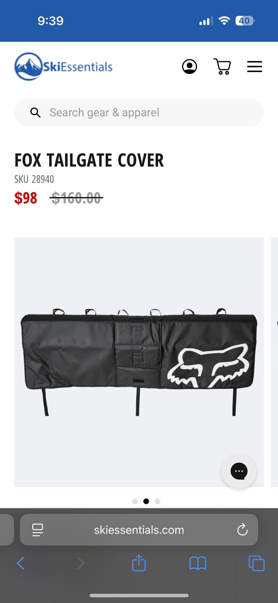 Fox Tailgate Bike Holder For Truck