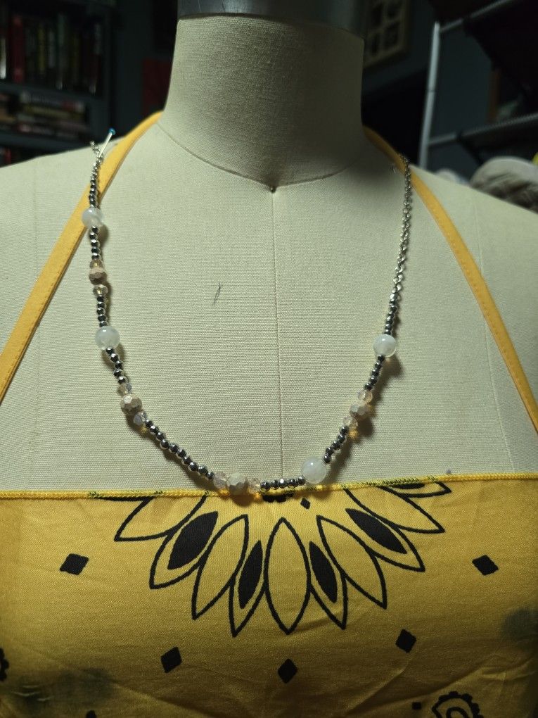 Jewelry Set Necklace With Bracelet And Earrings