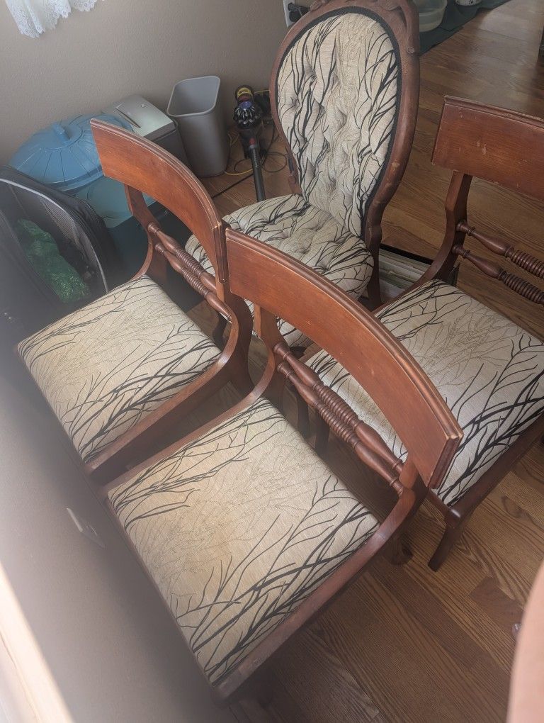 4 Antique Chairs