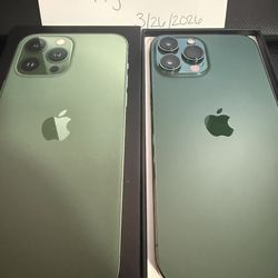 iPhone 13 Pro Max 512gb (Verizon Unlocked) - Alpine Green - Box + Cable - Great Condition