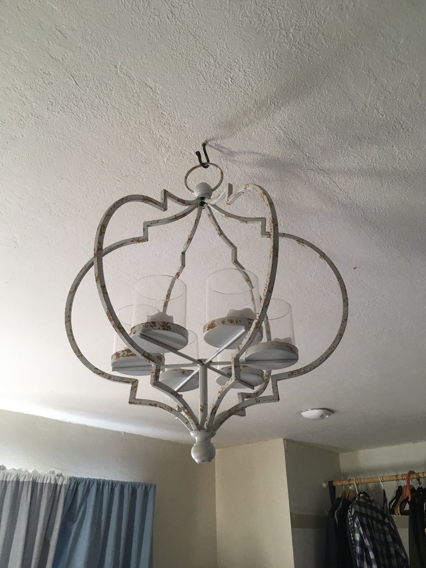 Art Deco candle chandelier