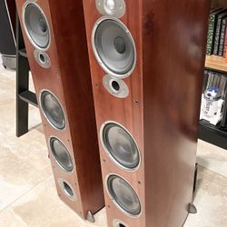 (2) SOLID Wood 🪵 3 x 7” 🔈 250w Audiophile Speakers 