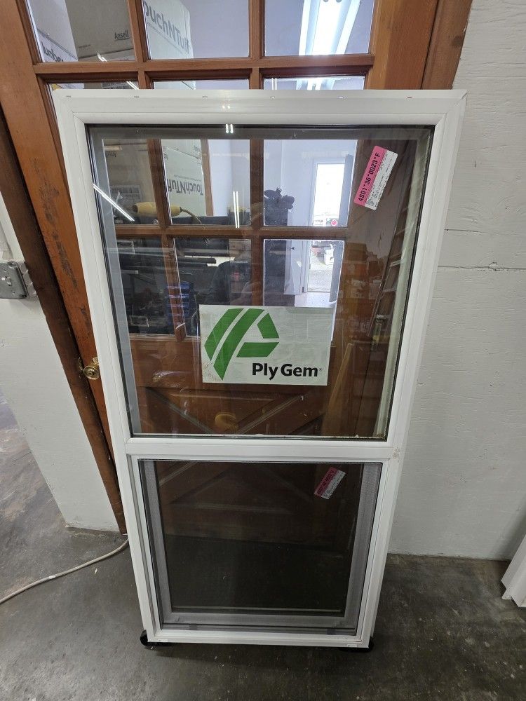 Vinyl White Window 58 3/4 High X 28 3/4 Wide