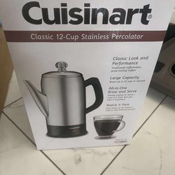 Cuisinart Classic Stainless Steel 12-Cup Percolator PRC-12N