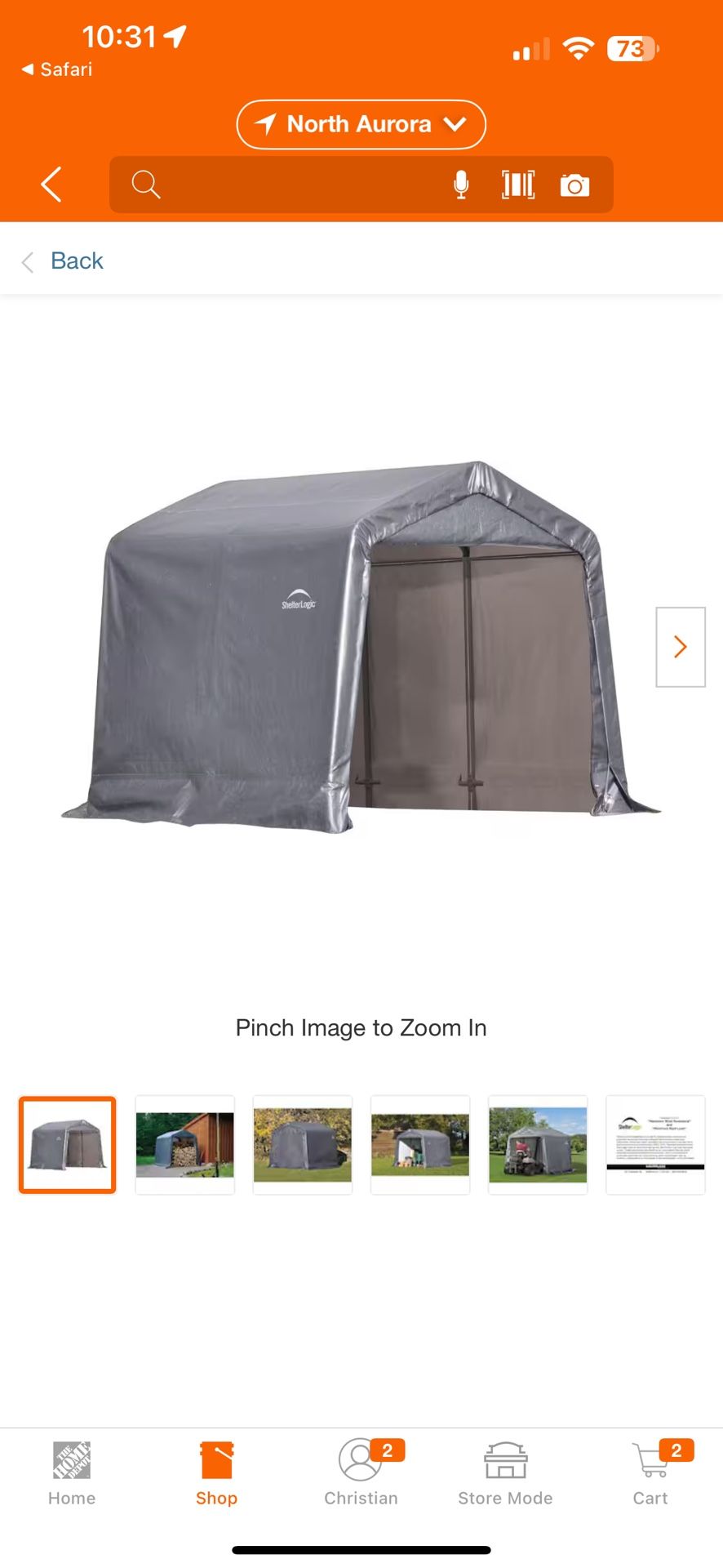 8x8x8 Shed