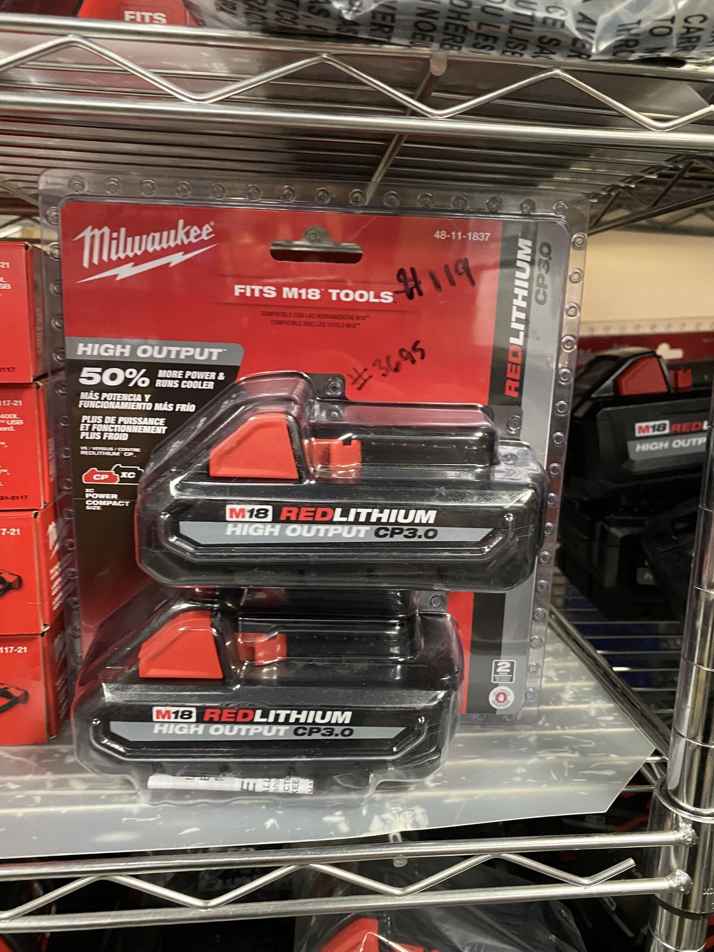 Milwaukee M18 High Output Battery