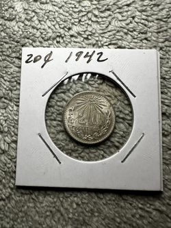 20 Cents Mexico 1942 BU