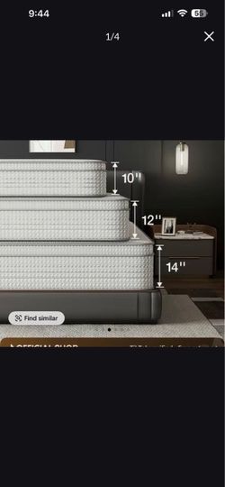 12” twin mattress