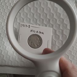 1917D  Buffalo Nickel