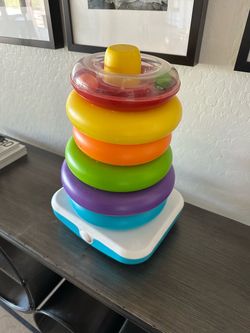 Jumbo kids ring stacker toy