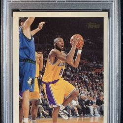 1996 Topps Kobe Bryant #138 Rookie Card Near Mint PSA 7 Los Angeles Lakers HOF