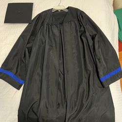 Large and Tall Graduation Cap and Gown