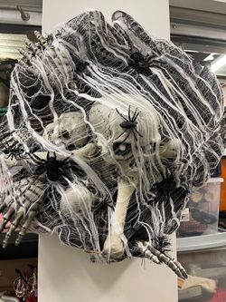 Halloween Cobweb Wreath