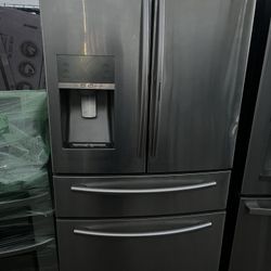 Refrigerador Samsung 4 Puertas Y Estufa LG Doble Horno De Gas 