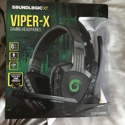 Viper X Gaming Headphones, New
