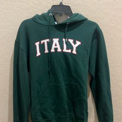 Italy Hoodie Size Small