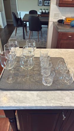 Glassware-wine & low ball