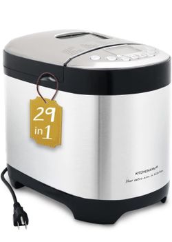 29-in-1 SMART Bread Machine with Gluten Free Setting 2LB 1.5LB 1LB Bread Maker Machine