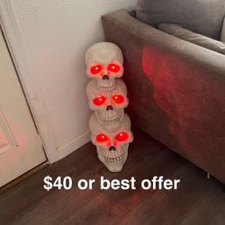 Halloween Decorations Scary Skulls Dead Skeletons Head Haunted House