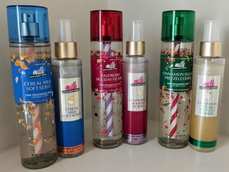 Bath and Body Works Milk Bar FFM and Diamond Shimmer Mists