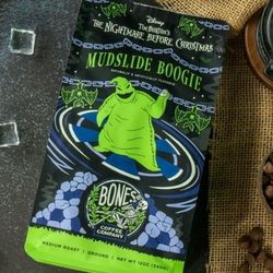 Bones Coffee Company And Walt Disney's The Nightmare Before Christmas' Collectable Ground Coffee Pouch "Mudslide Boogie" Flavor