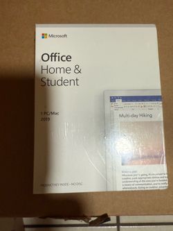 Microsoft Office 2019 Home & Student Box Pack - 1 PC/Mac.