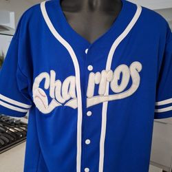 CHARROS BASEBALL JERSEY LARGE