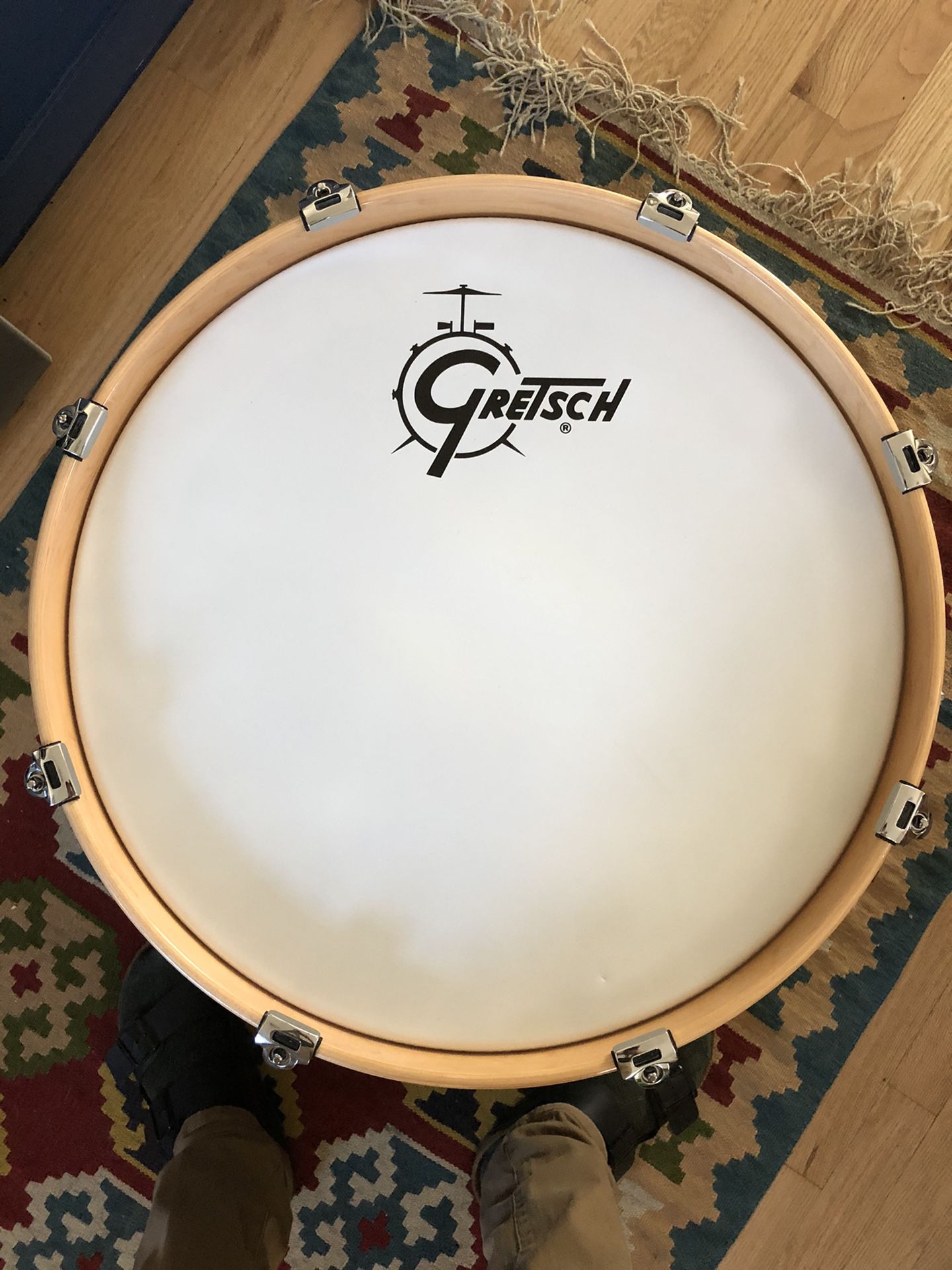 Gretsch Renown 16” x 20” Bass Drum Kick Silver Oyster Pearl