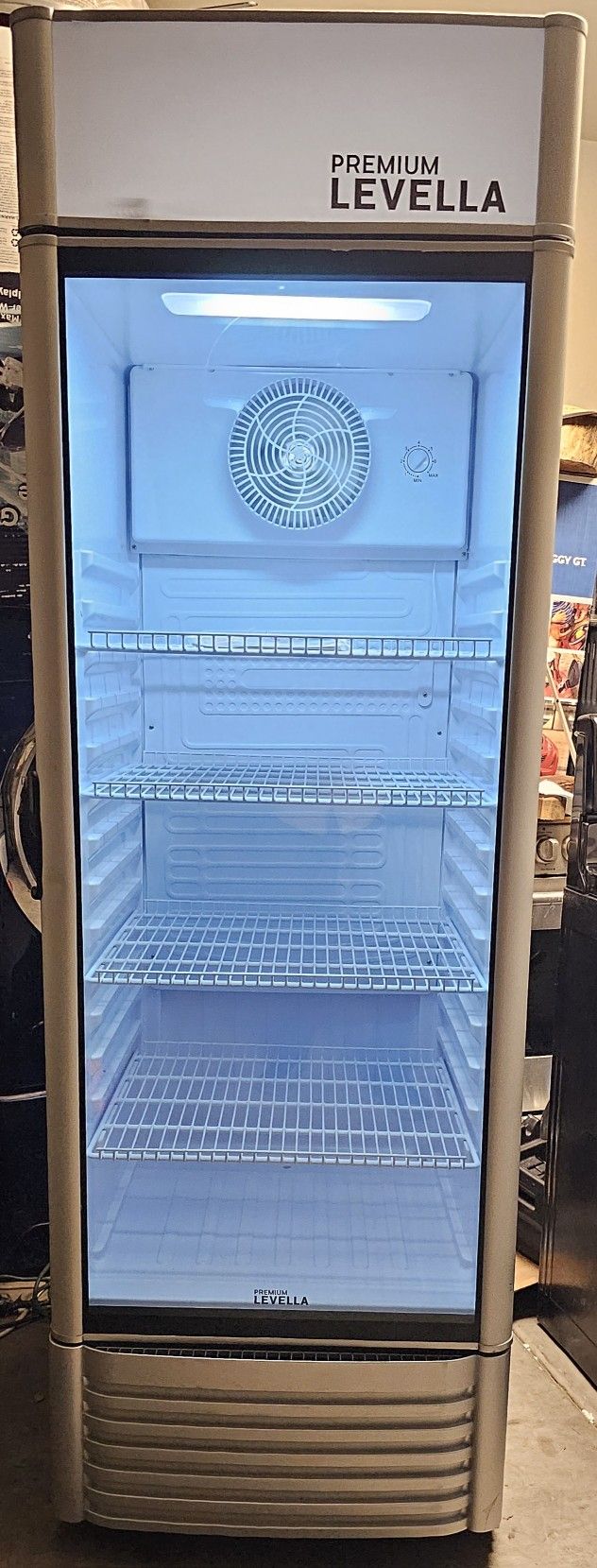 PREMIUM LEVELLA Glass Door Refrigerator Display Refrigerator