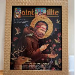 8x10 Framed Original "Saint Willie" Print 