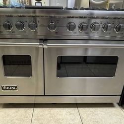 Viking 48” Dual Fuel Range Stainless Steel 