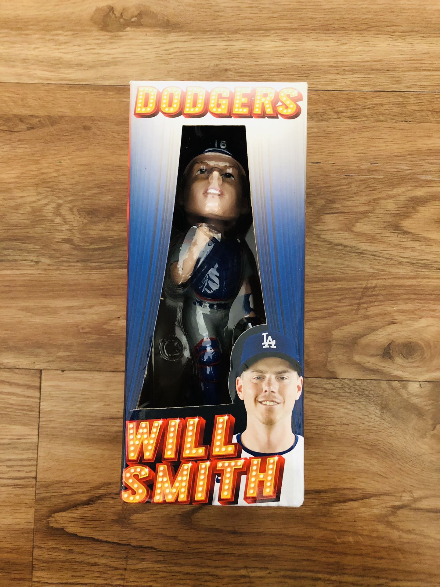 🔥🔥 WILL SMITH 5/21/25 LAST OUT WORLD SERIES BOBBLEHEAD LA DODGERS NIB