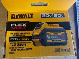 Dewalt Flexvolt 6ah battery