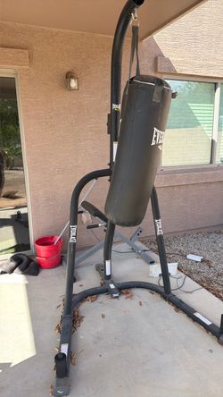 Punching bag stand
